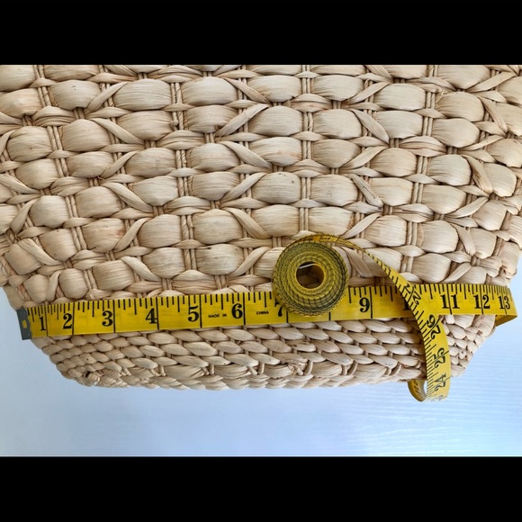 Boston Proper trending large woven raffia tote. - Picture 8 of 15